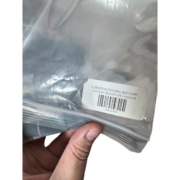 Madhappy Summer Outdoors Silk Scarf Nocturnal‎ Mountains Clouds | NIB - Picture 3 of 3